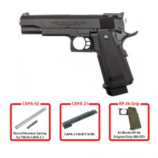 Tokyo Marui HI-CAPA 5.1  GBB Pistol Valued Pack with CAPA-21